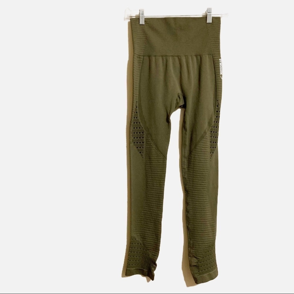 Gymshark olive army green leggings